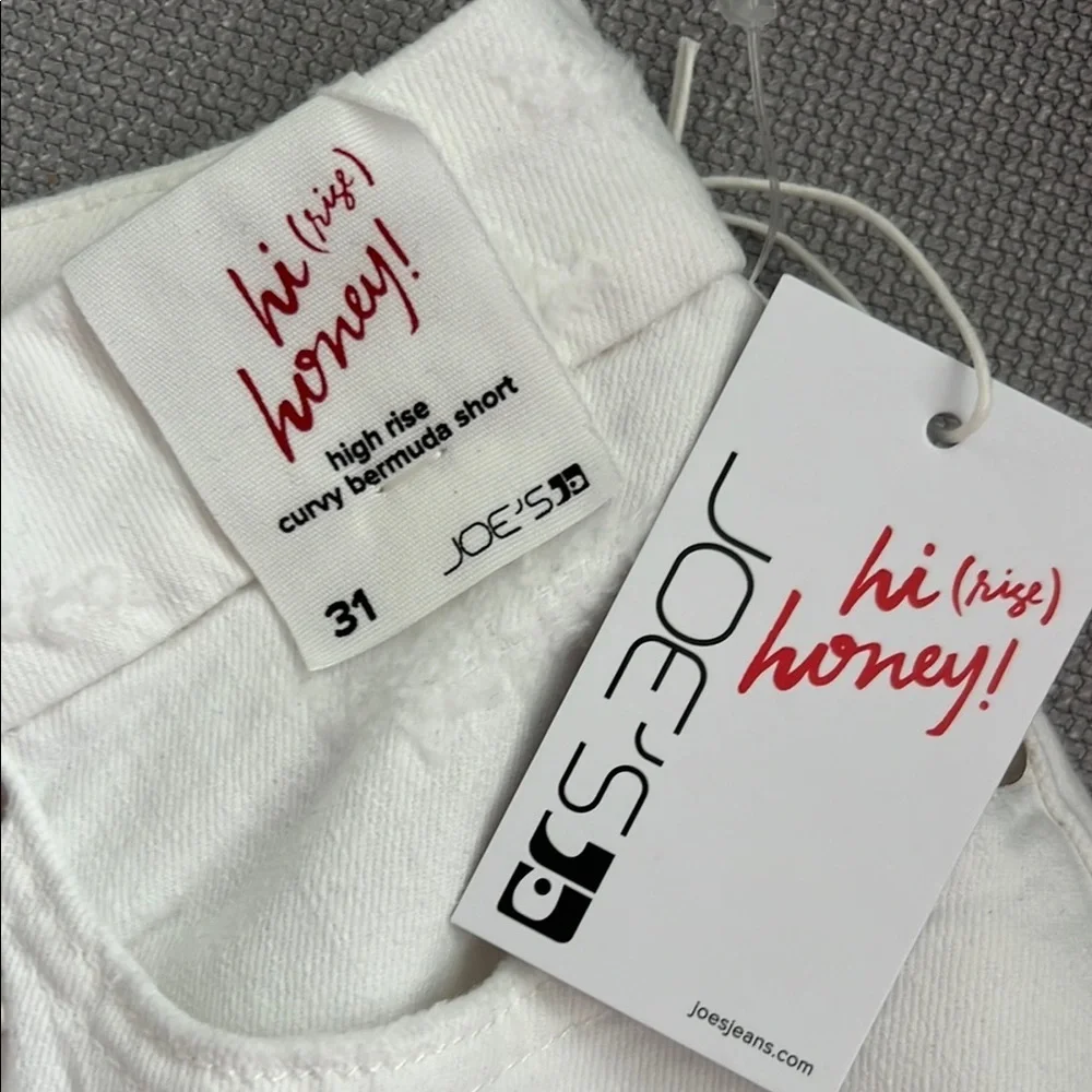 Joes White Denim Shorts